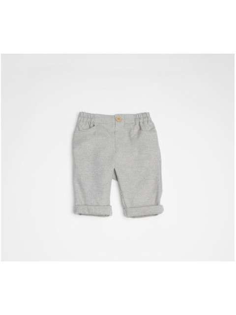 Pantalone cotone grigio