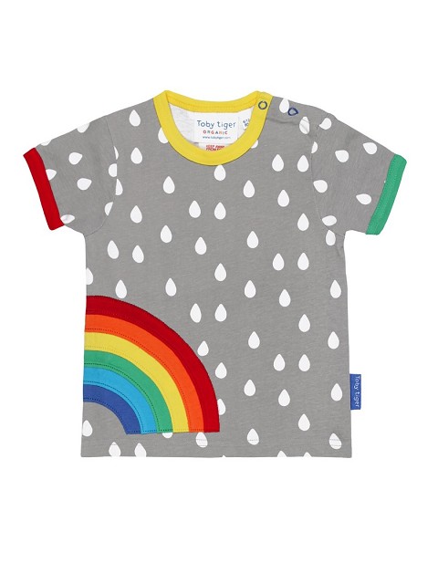 T-shirt arcobaleno cotone organico