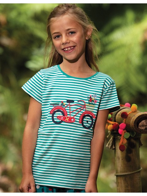 100% Organic Collezione Yacht Pattern Abbigliamento Abbigliamento unisex bimbi Top e magliette T-shirt T-Shirt Bambini 